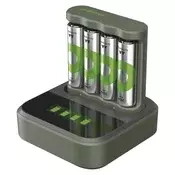 GP Punjač baterija B441 + Brza stanica + 4 x AA 2100 mAh