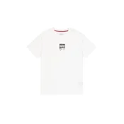 ALPHA INDUSTRIES Majica črna / bela