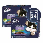 FELIX Fantastic izbor hran z zelenjavo 24x85 g