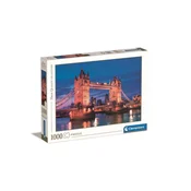 Clementoni Tower bridge v nočnem času - sestavljanka puzzle 1000 kosov