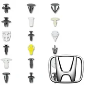 Plastični priključni zatiči in sponke 418pcs HONDA profi Asta A-TC006 10452