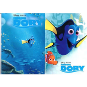 Bilježnica Disney - Finding Dory, 20 listova, široki redovi, A5, asortiman