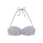 VENICE BEACH Bikini zgornji del temno rumena/črna/bela