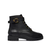 LAUREN RALPH LAUREN Gležnjarji Allyson Logo Bo Bte 802P12046001 Črna