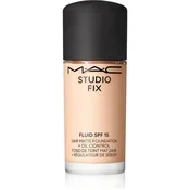 MAC Cosmetics Studio Fix Fluid SPF 15 24HR Matte Foundation + Oil Control Mini matirajoči tekoči puder SPF 15 odtenek NW10 15 ml