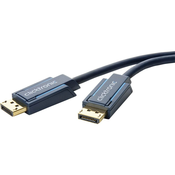 clicktronic DisplayPort priključni kabel [1x DisplayPort vtič  1x DisplayPort vtič] 3 m moder 3840