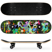 Spokey OLLIE Skateboard 78,7 x 20 cm, ABEC7, sa elementima koji svijetle u mraku