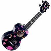 Mahalo Heart Heart Black Soprano ukulele (Kao novo)