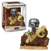 Northix Figura Mando on Bantha z otrokom, zbirateljska igrača Star Wars