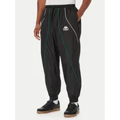 Kappa Spodnji del trenirke Authentic Olpin 322934W Črna Regular Fit