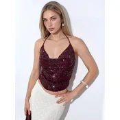 Busem Top Blusen burgund