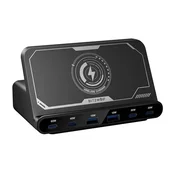Blitzwolf BLITZWOLF BW-S27 160W STENSKI POLNILEC ZA TELEFONE 2X USB-A 4X USB-C