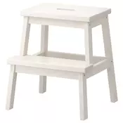 BEKVÄM Stolica s 2 stepenika, bela, 50 cm