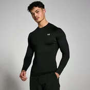 MP Moška majica z dolgimi rokavi Baselayer – črna - XXXL
