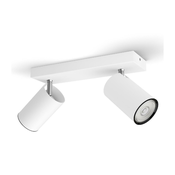 Philips - Reflektor KOSIPO 2xGU10/5,5W/230V bela