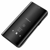 Futrola Clear View za Xiaomi Redmi Note 9/Redmi 10X 4G - Crna KP9906