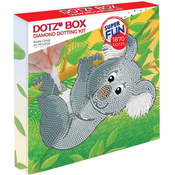 Diamond Dotz: Komplet Dotz Box za ustvarjanje slik - koala, 22 x 22 cm