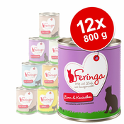 12x800g Feringa Menü Duo-Sorten mešano pakiranje za mačke