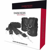 KOMPLET Darkness Luxury Bed Restraints Set