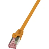 LogiLink RJ45 omrežni kabel CAT 6 S / FTP [1x RJ45 konektor - 1x RJ45 konektor] 7,50 m oranžna Logi