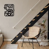 Atelier Del Sofa Zidni sat 48x48cm Crni