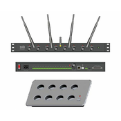 Revolabs Solo Executive 8-Channel Wireless Bundle System without Microphones (3-Year Gold revoCARE)