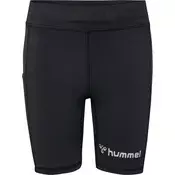 Hummel Športne hlače črna/bela