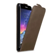 Cadorabo Cadorabo Ohišje, združljivo z LG K8 2017 v kava rjava - Zaščitni ovitek v obliki flipa z magnetnim zapiranjem, (20562047)