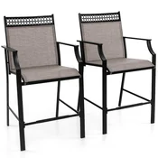 COSTWAY Set vrtnih stolov 2 kosa, (5000007098)