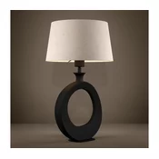Eglo 390423 - Namizna svetilka DIEZMA 1xE27/60W/230V 52,5 cm črna/krem barva