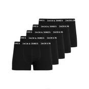 JACK & JONES Boksarice JACHuey črna / bela
