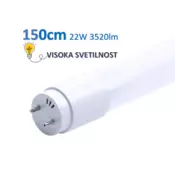 HEDA LED cevna sijalka T8 G13 150cm 4000k 22W 3520lm steklena