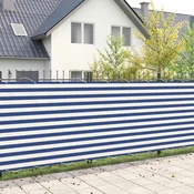 vidaXL Zaslon za zasebnost na balkonu 180 x 500 cm Blago s PU prevleko