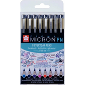 Sakura Pigma Micron PN 8 Tehnična pisala 8 kos.