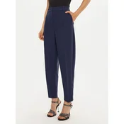 Bruuns Bazaar Hlače iz tkanine Cindy BBW2393 Mornarsko modra Loose Fit
