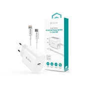 DEVIA SMART punjac za uticnicu Type-C, 30 W, PD brzi punjac + Lightning kabel, bijela