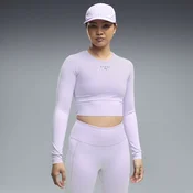 PUMA x HYROX PWRMODE Cropped Long Sleeve Tee Women, Clothing, Light Lavender, 5XL