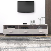 TV ormaric HAMAR bijeli 158 x 40 x 40 cm od masivne borovine