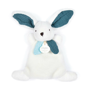 Plyšový zajačik do maznanie Happy Pop Doudou et Compagnie modrý 17 cm od 0 mes DC3883