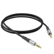 Hoco AUX kabel z 3,5-mm priključkom na 3,5-mm priključek Hoco, 1 m, UPA22, črn