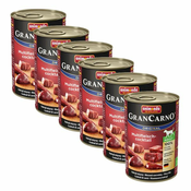 Pasja hrana GranCarno Original Adult z mesnim koktejlom - 6x400 g