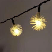 IRIS rimovati oblik 3cm/12m/IPX3 standardno vruće / fehér/100kom LED / solarna svjetlosni ukras