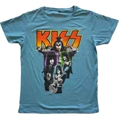 Kiss Neon Band Blue M Majica