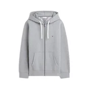 TOMMY HILFIGER Jopa na zadrgo Essential siva