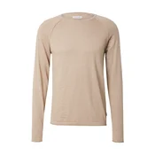 JACK & JONES Muški džemper 12269654, Bež