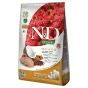 N&D Quinoa Skin & Coat, Prepelica & Kokos & Kurkuma - 2.5 kg