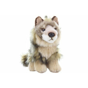 Uni-Toys Plišasti kojot, ki sedi 18 cm