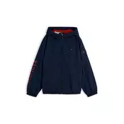 TOMMY HILFIGER Prehodna jakna  mornarska / rdeča