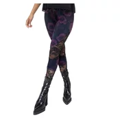 Ženske hlače (pajkice) KILLSTAR - Twilight Rose - Black/Pink - KSRA012675