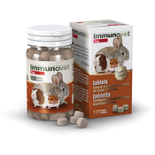 Immunovet Pets tableta za krepitev imunskega sistema za male sesalce 100 kosov